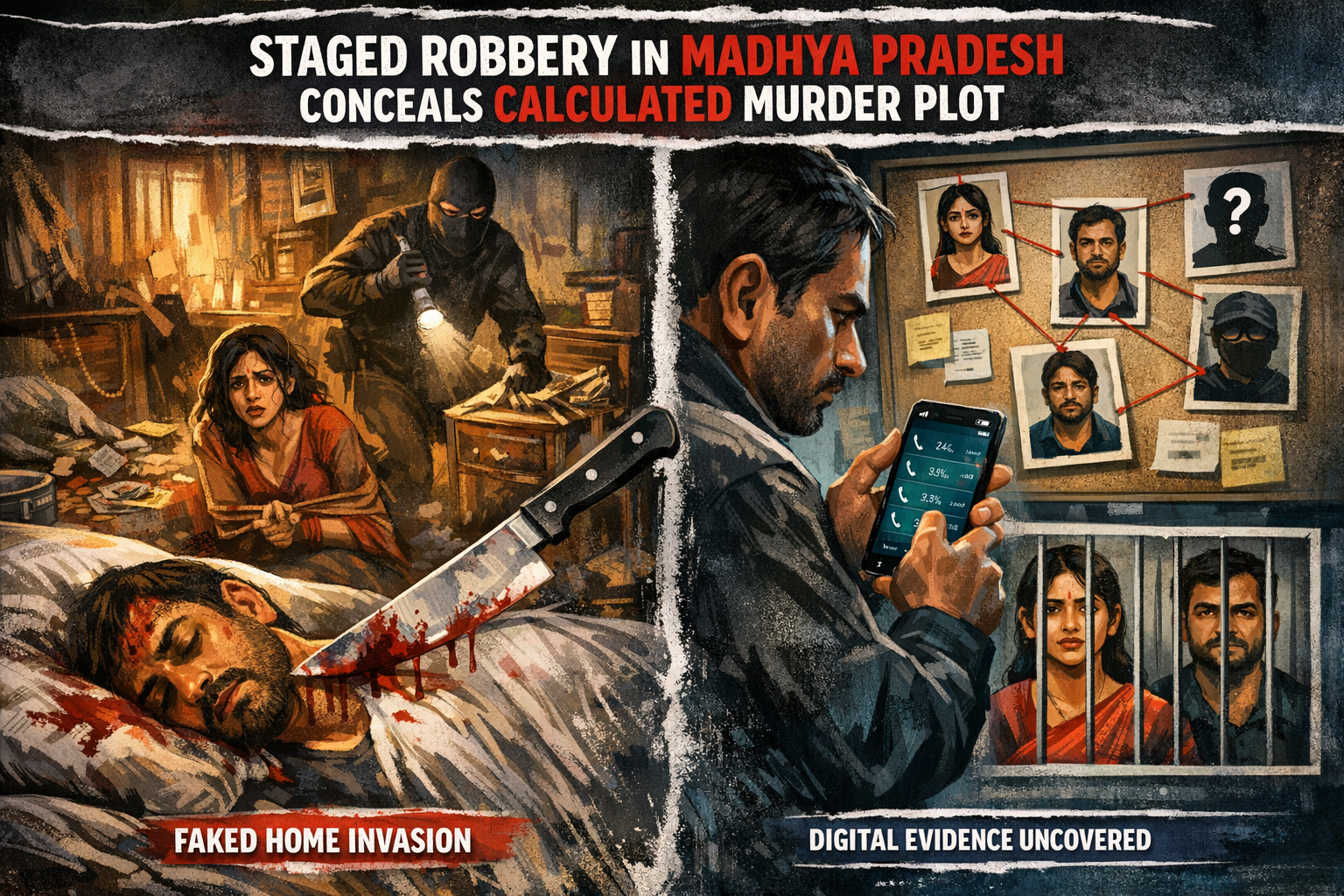 Staged Robbery in Madhya Pradesh Conceals Calculated Murder Plot
