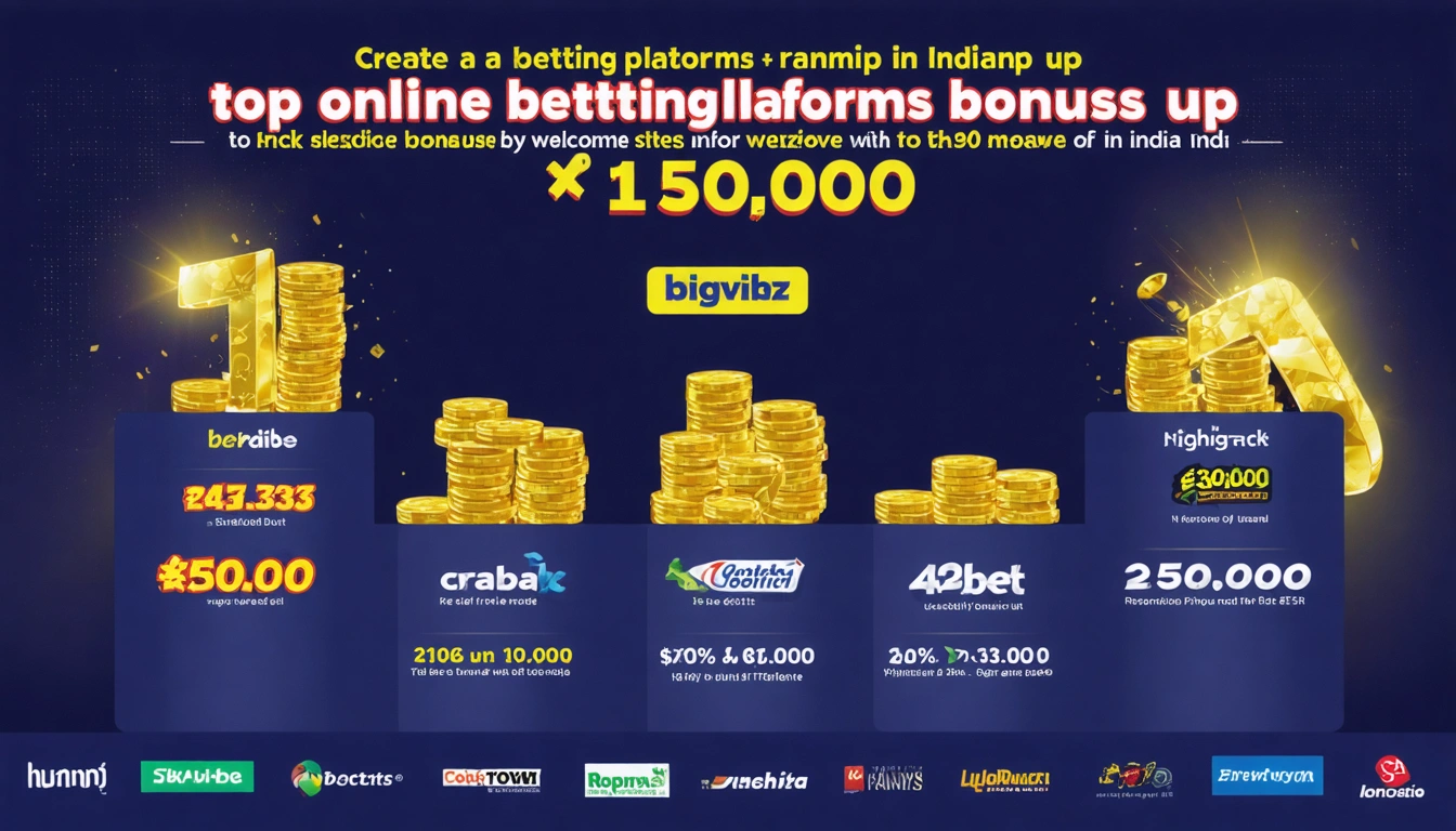 Top Online Betting Platforms in India Ramp Up Bonuses to ₹150,000