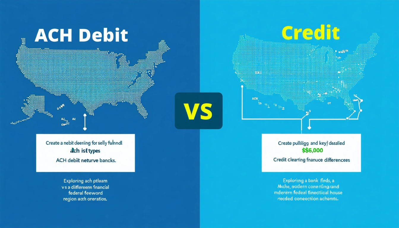 ACH Debit vs Credit: Exploring ACH Types and Key Differences
